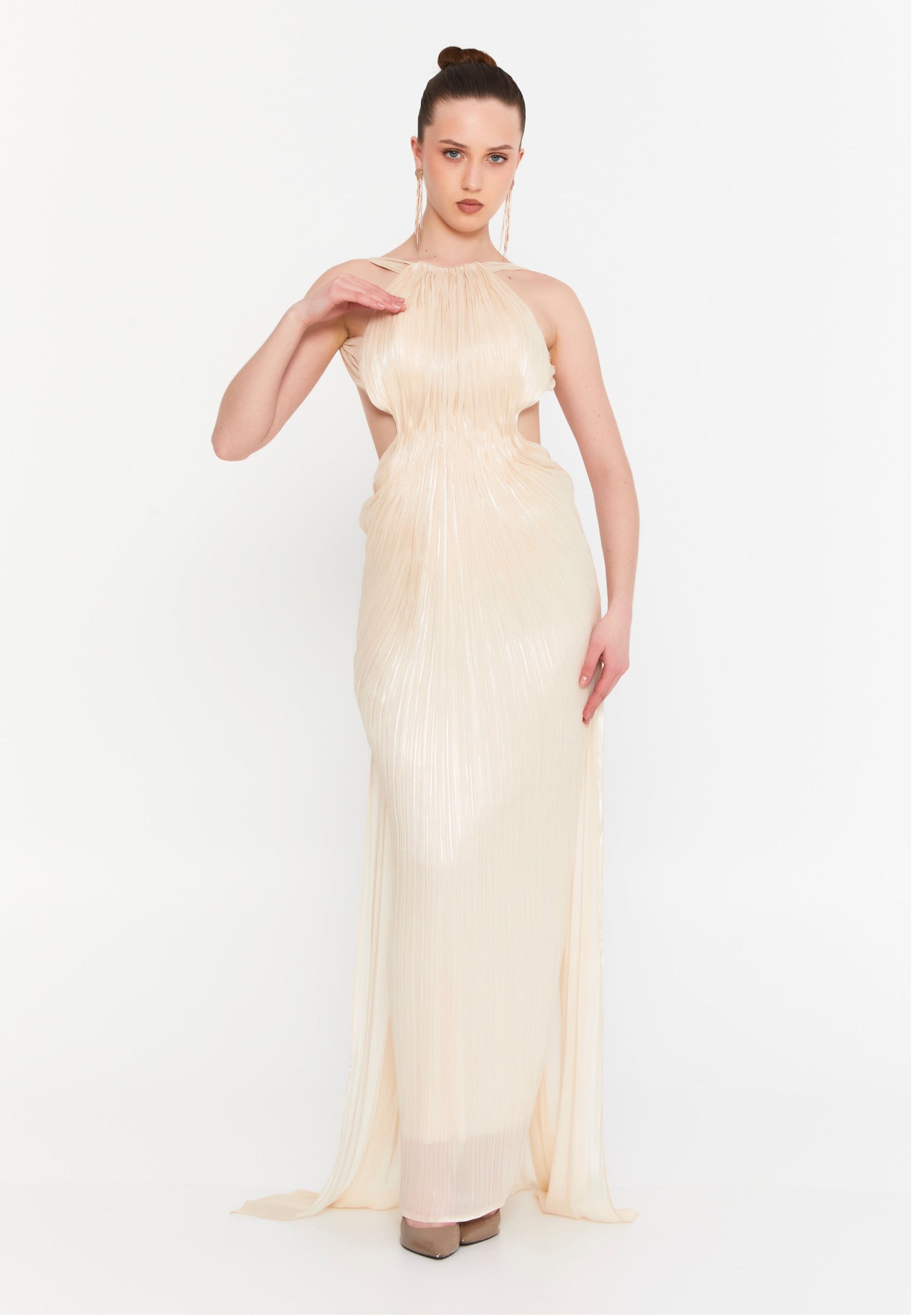Sleeveless Mermaid Chiffon
