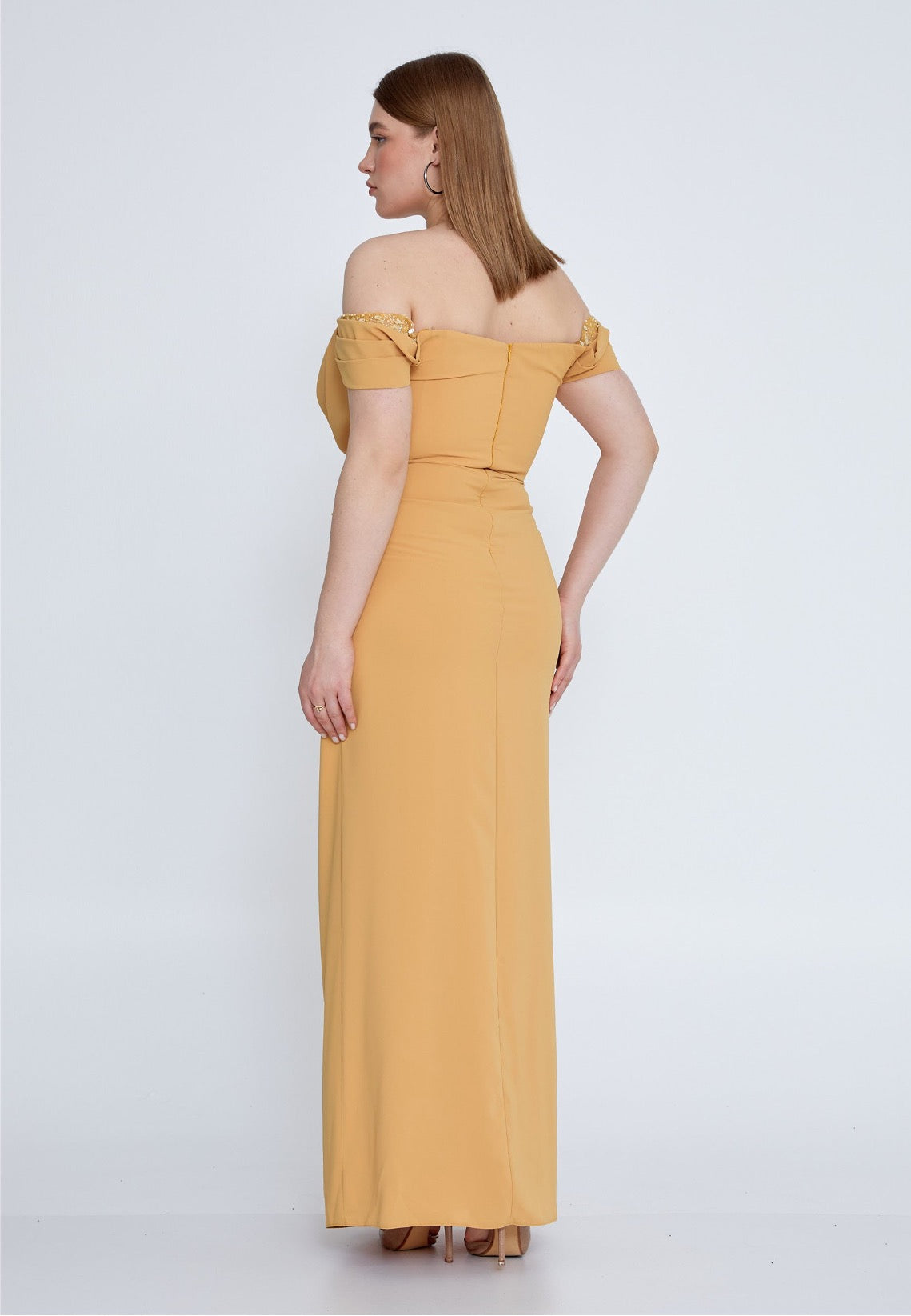 Off Shoulder Maxi Viscose