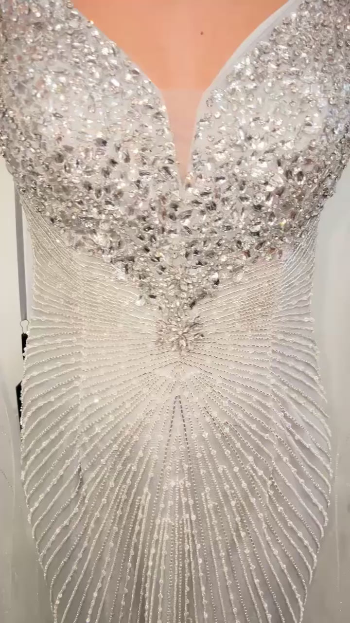 Silver Glide Tulle Mermaid